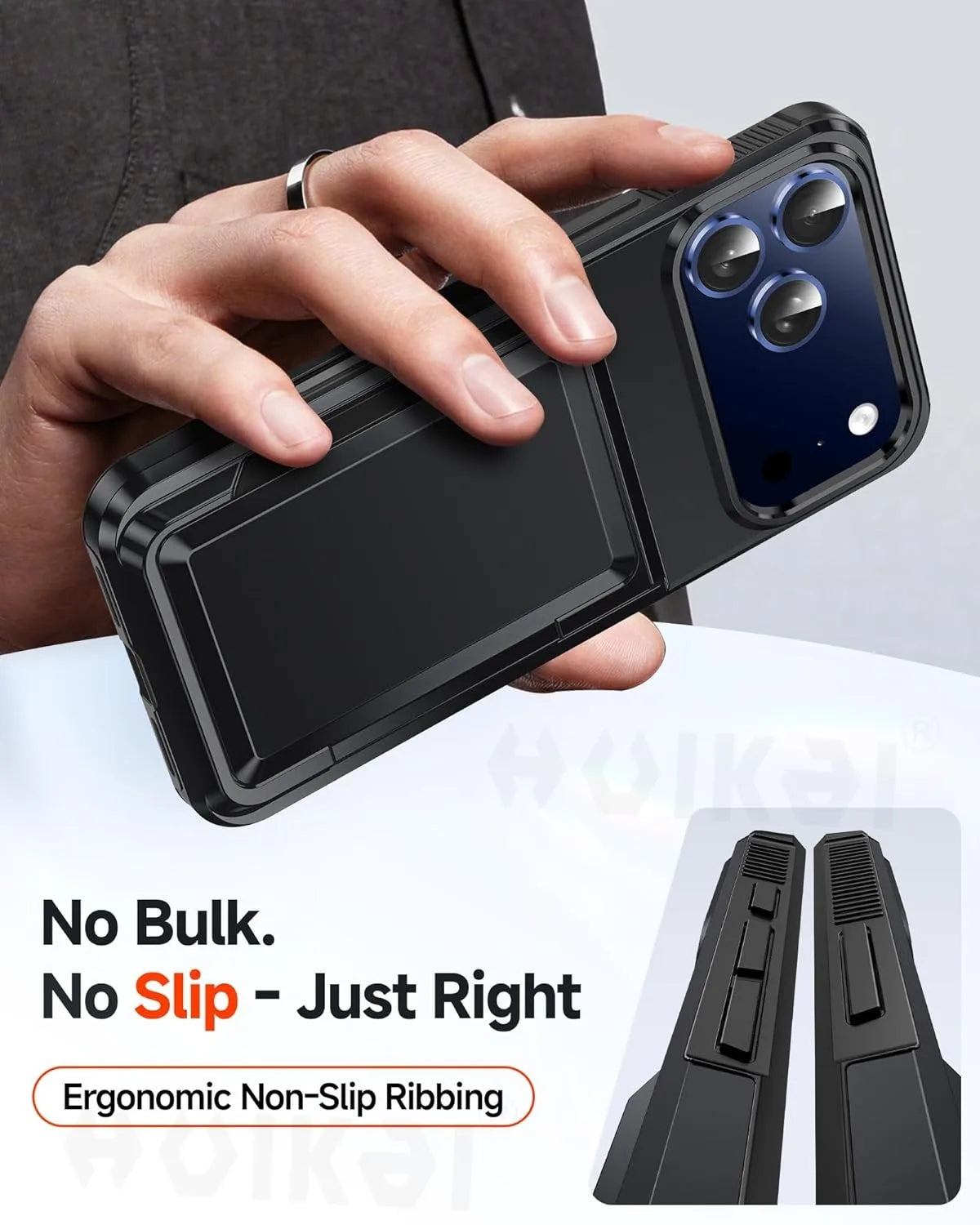 Wallet Case For iPhone 17 Pro Max 16 Pro Max 15 14 13 12 Protective Credit ID Card Holder Heavy Duty Protection Shockproof Cover