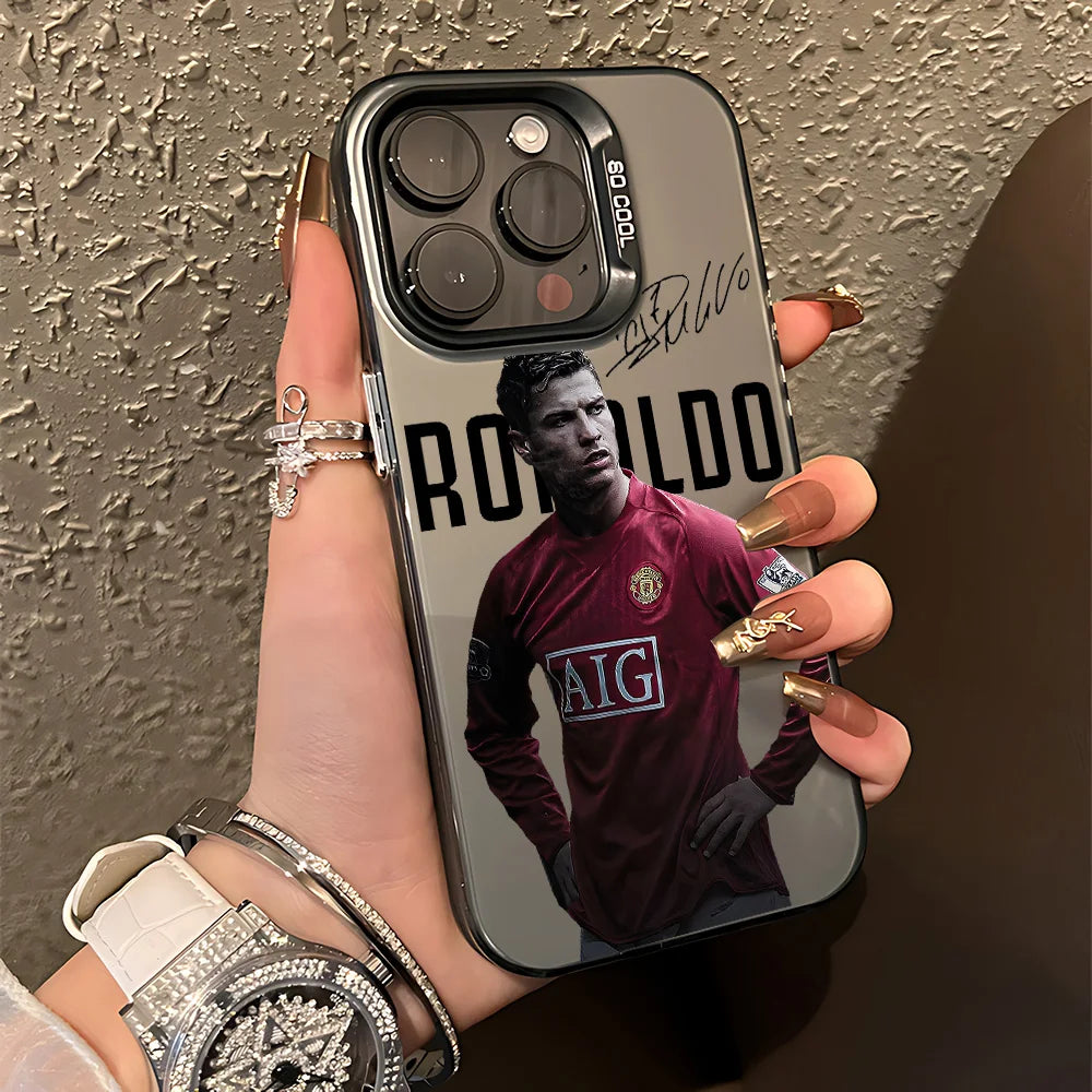 Phone Case For  Famous football players C-CR7 iPhone 17 17e 16e 16 15 14 13 12 11 mini Pro Max Air Plus Anti Fall Matte Cover