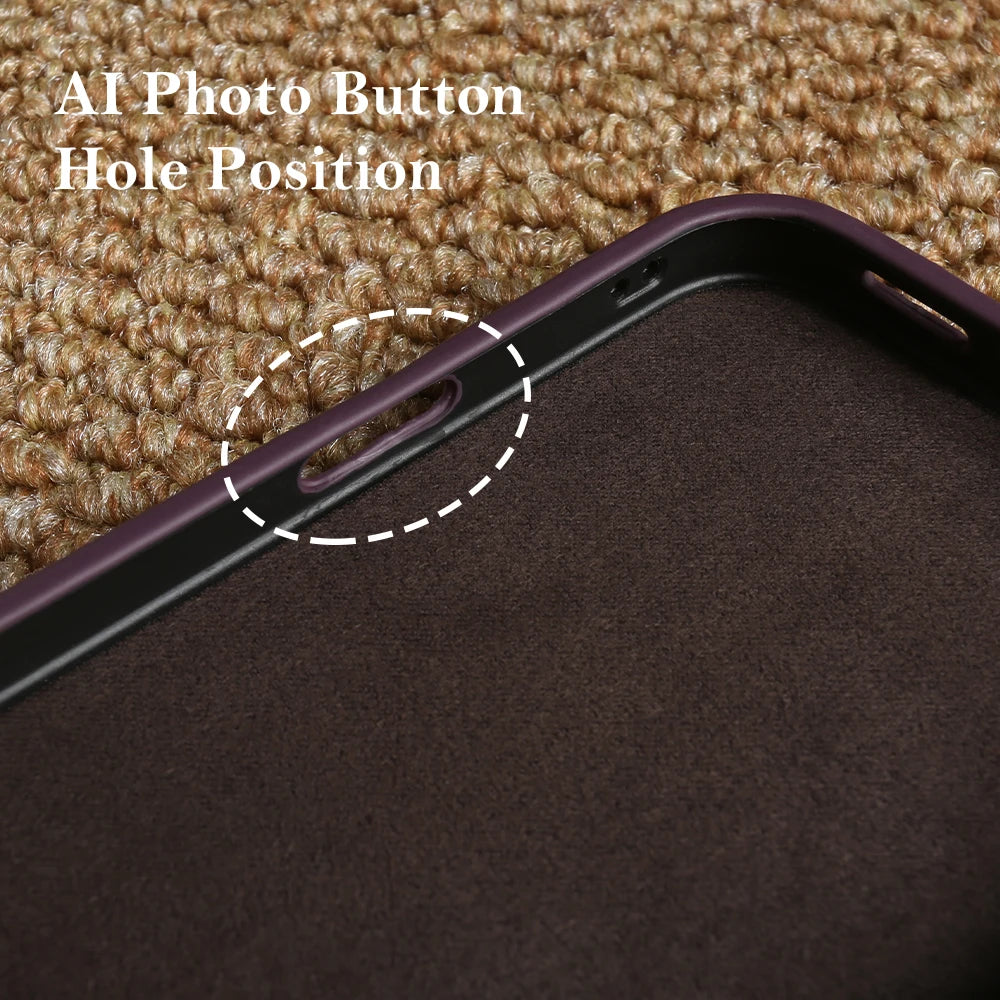 For Magsafe ALCANTARA Magnetic Case for iPhone 17 Pro Max Air 17e 16e 16 15 14 Plus 13 12 Mini 11 Pro Max Phone Case Back Cover