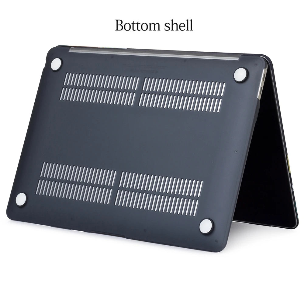 Print Laptop Case For Macbook air 13 2025 Case M2 M3 M4 Chip Model A3240 Cover for Air 15 M4 2025 A3241 M3 M2 15.3 Case