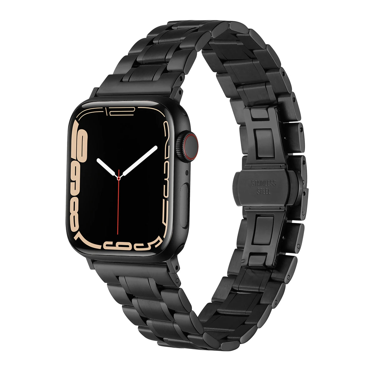 Stainless Steel Strap For Apple Watch Band Series 12/11/10/9/8/7/6/5/SE 3 Metal Bracelet For iWatch Ultra 4 49mm 45mm 44mm 46mm