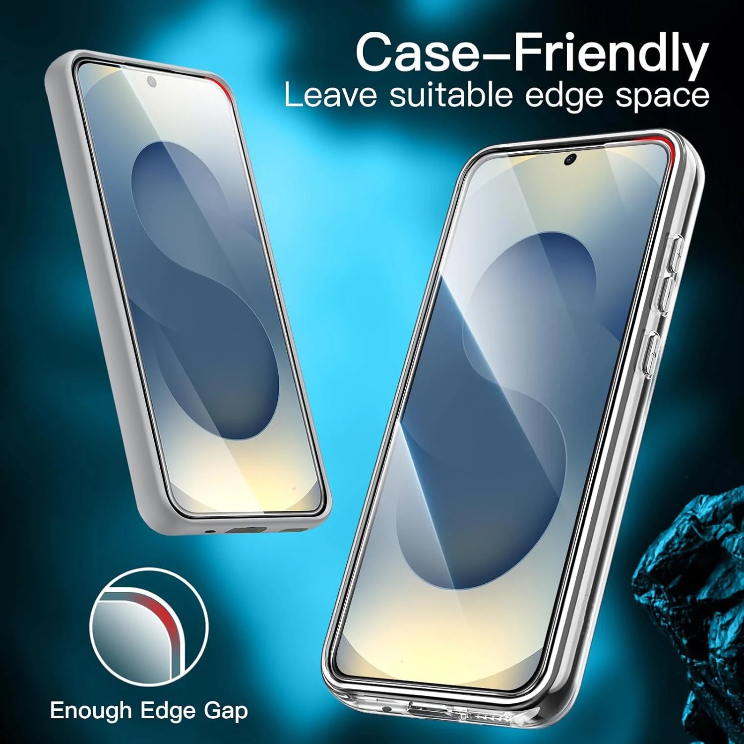 1-4PCS Screen Protector Glass For Samsung Galaxy S25 S24 Ultra S23 Plus S22+ Tempered Glass For Samsung S21 FE Glass