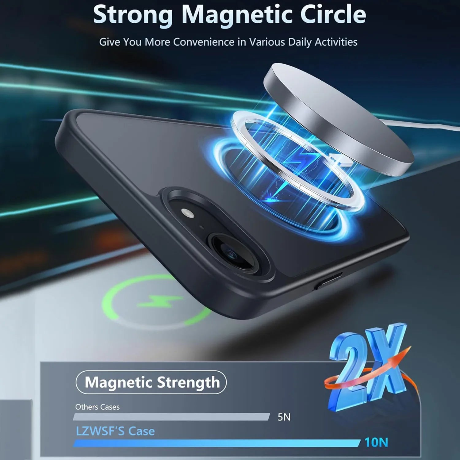 For iPhone 17E Magsafe Magnetic Wireless Charging Case For iPhone 16E iPhone16E SE 2025 5G Shockproof Matte Back Cover Coque