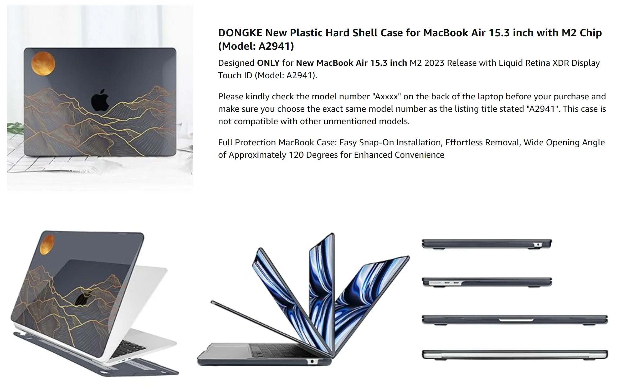 Creative Laptop Case For Macbook Neo 2026 Air13.3 A2337 Pro13.3 A2338 Pro14 A3112 Air13.6 A3113 Air15 Transparent Hard Shell