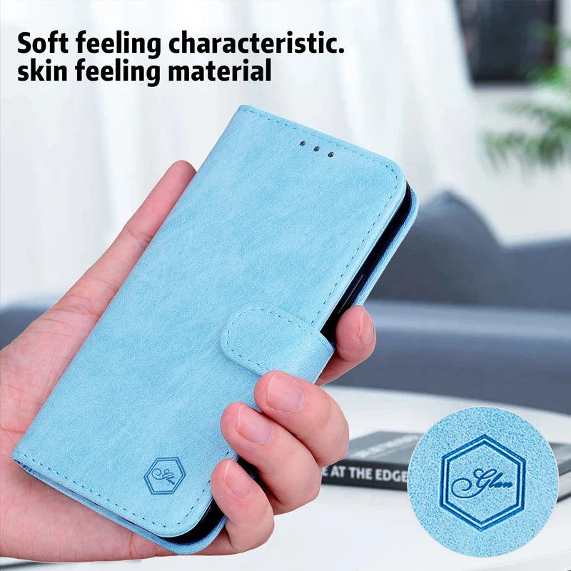 Magnetic Flip Leather Wallet Case For iPhone 17 17e 16e 16 15 14 13 12 11 X Xr Xs 8 7 6 6s SE Mini Air Pro Max Plus