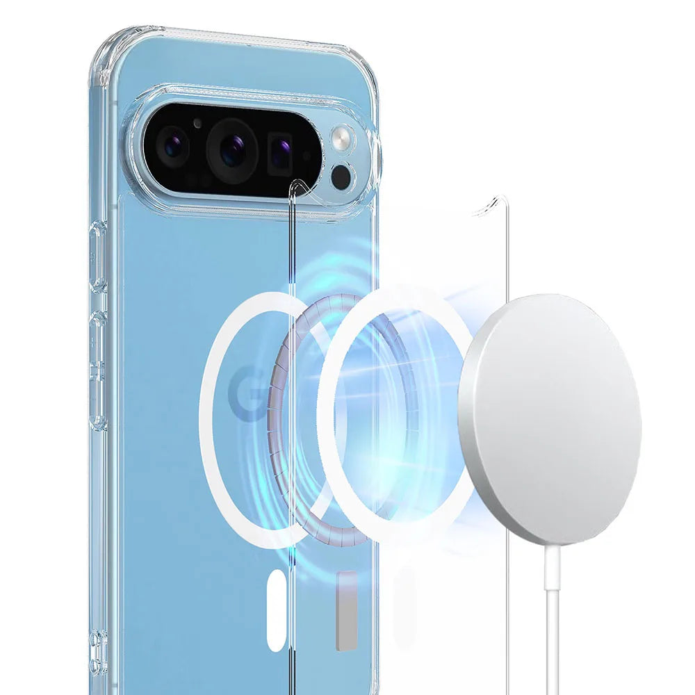 For Hybrid Hard PC For Google Pixel 11 PRO XL 10 PRO XL 9 PRO 8 7 6 PRO 6A Shockproof Cover For Magsafe Magnetic Case  ﻿