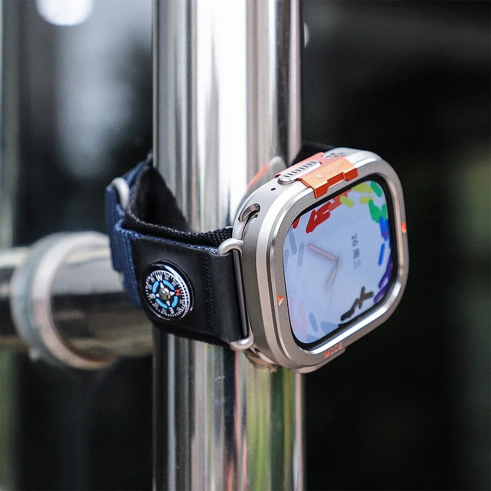 Luxury Metal Case for Apple Watch Series 11 10 46mm Ultra 3 2 49mm Aluminum Alloy Bumper Frame for iwatch ULTRA Protective Cover