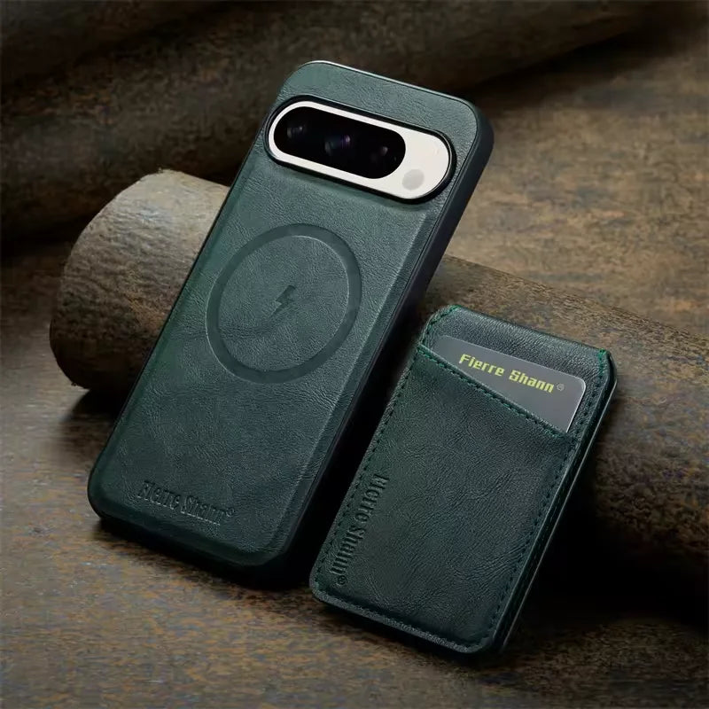 2 in 1 Magnetic Pu Leather Phone Case for Google Pixel 10 9 9Pro XL 8A 8Pro 8 7 7A 7Pro Detachable Wallet Cards Holder Cover