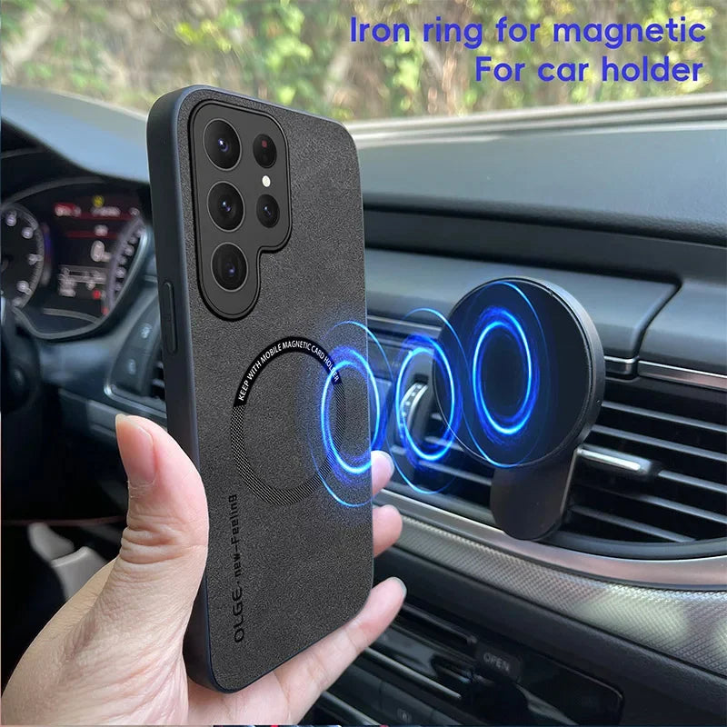 Magnetic Case for Samsung Galaxy S26 S25 S24 S23 S21 S20 Ultra Plus for Magsafe Cases for Samsung S25 EDGE S24 S23 S21 FE Cover