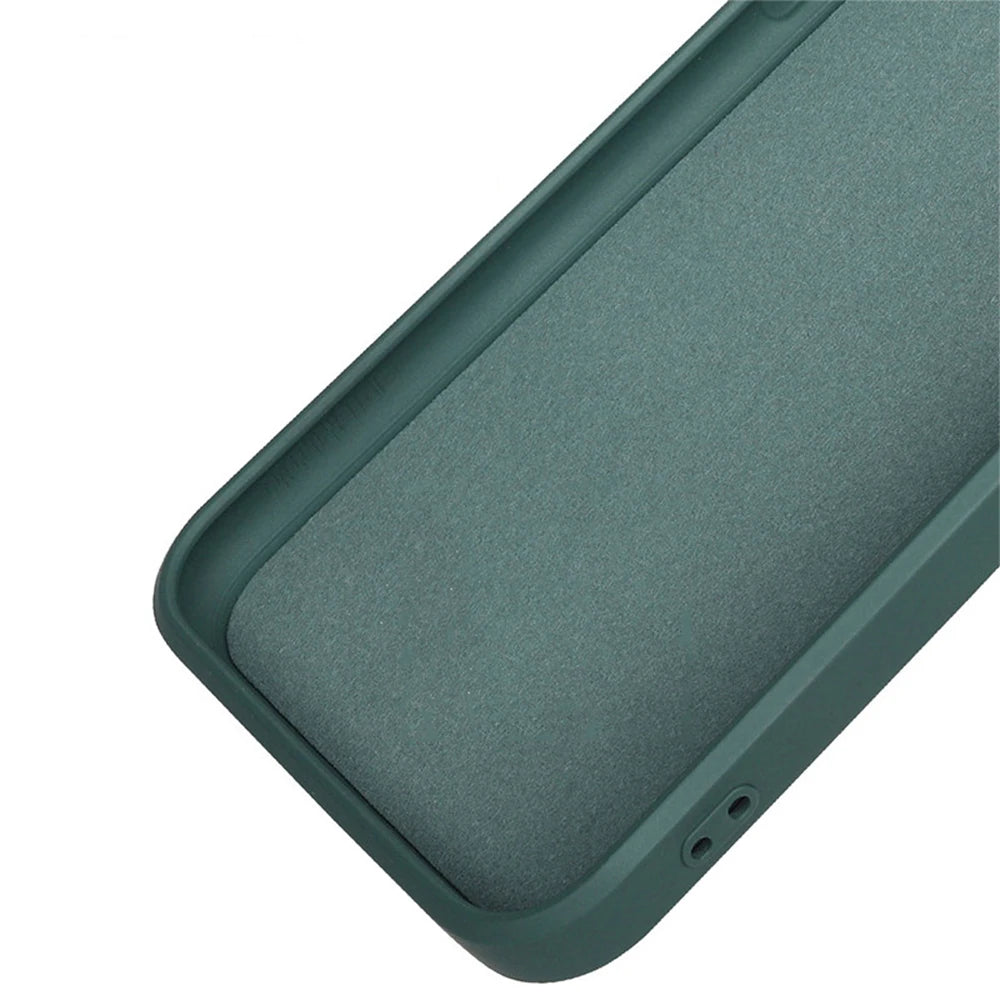 Simple Phone Case for Samsung Galaxy S23 Plus Ultra FE Funda S23Plus S23Ultra S23FE 5G Soft Liquid Silicon Shockproof Back Cover