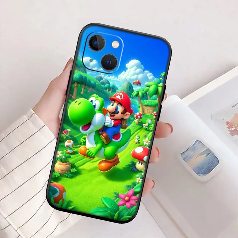 M-Marios New High-End Shell Phone Case for iPhone SE X XS XR 16E 17 11 Pro Max 8 7 6 6s Plus Air