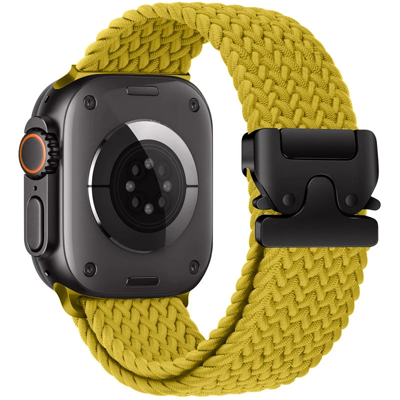 Parachute Strap For Apple Watch Band 44mm 46mm 42mm 45mm 41mm 40mm Braided Bracelet Correa iWatch Series 10 9 8 SE Ultra 2 49mm