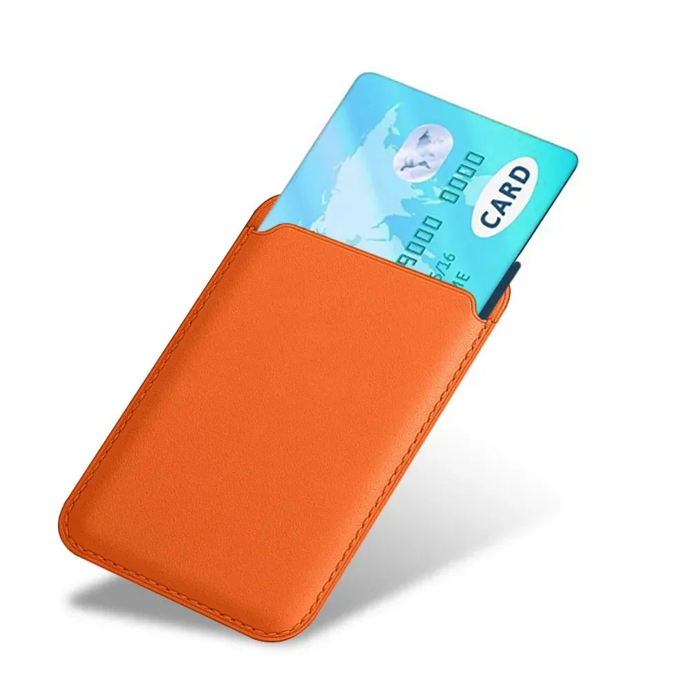 For Magsafe Accessories Magnetic Wallet Holder Leather Case For iPhone 13 12 14 15 16 17 Pro Max Card Holder Phone Purse Cover