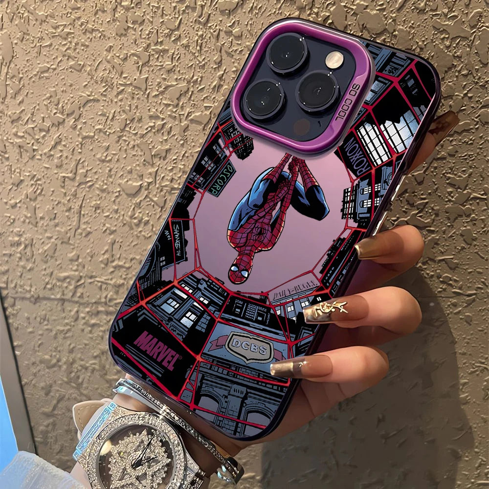 Cool Spiders Man Phone Case For Samsung Galaxy S26 S25 S24 S23 S22 S21 S20 Note20 FE Ultra Edge Plus 4G 5G Anti Fall Matte Cover