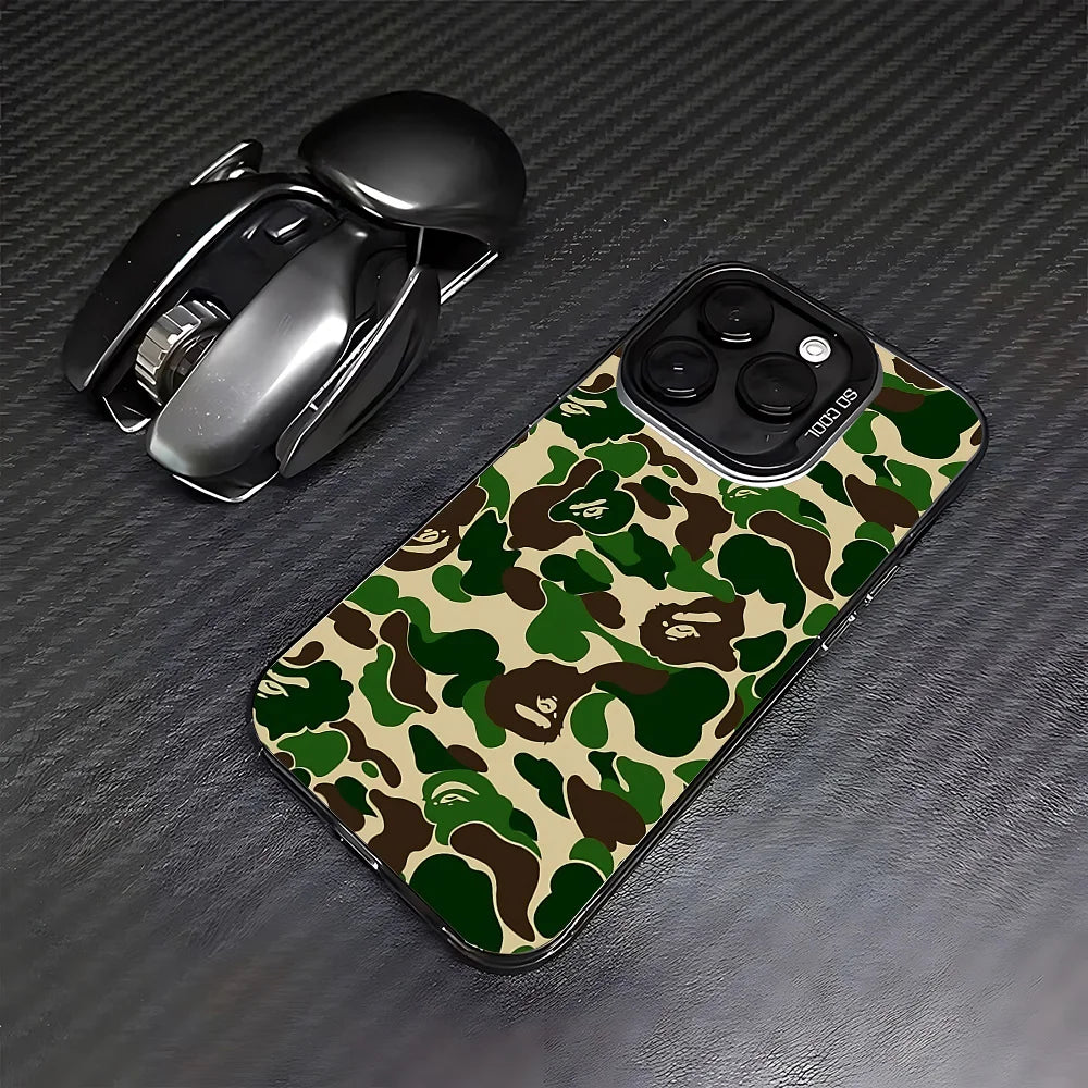 Phone Case for Samsung Galaxy S26 S25 S24 S23 S22 S21 S20 Note20 FE Ultra Edge Plus 4G 5G Anti Fall Cover Fashion BBapeS-Cool
