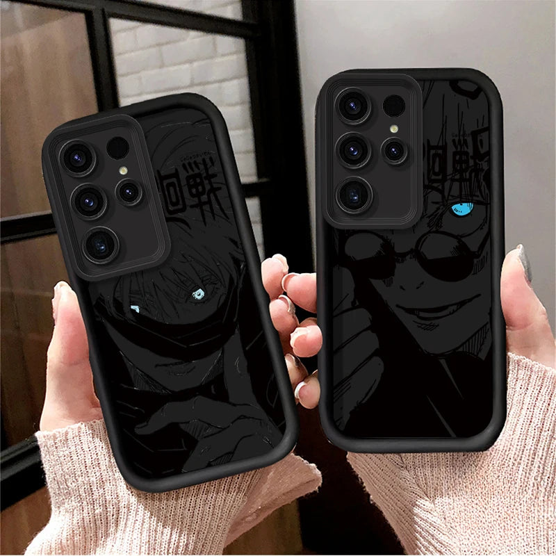 Anime Jujutsu Kaisen Phone Case for Samsung Galaxy S24 S25 S23 Ultra S22 S21 Plus FE A36 A56 A26 A16 A06 A15 A25 A35 A55 5G Enit