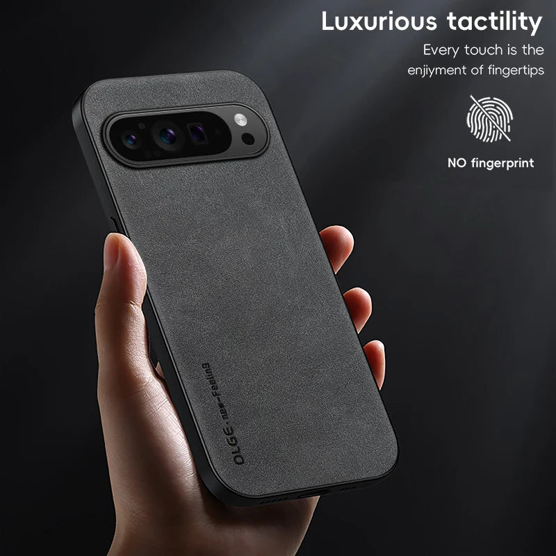 Luxury PU Leather Phone Case for Google Pixel 11 10 9 XL 110A 9A 8A 7A 0Pro 9Pro 8Pro 7Pro Shockproof Protection Soft Back Cover