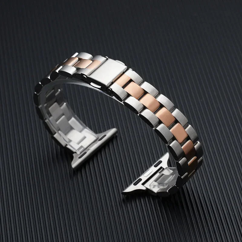 Strap For Apple watch band 46mm 45mm 44mm 49mm 40mm 41mm Metal Stainless Steel bracelet iWatch series 10 8 9 7 5 se 6 4 Ultra 2
