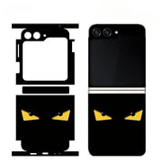 Decal Skin Sticker for Samsung Galaxy Z Flip6 5 4 7 Back Screen Protector with Hinge Film Cover Flip5 3M Wrap Colorful Sticker