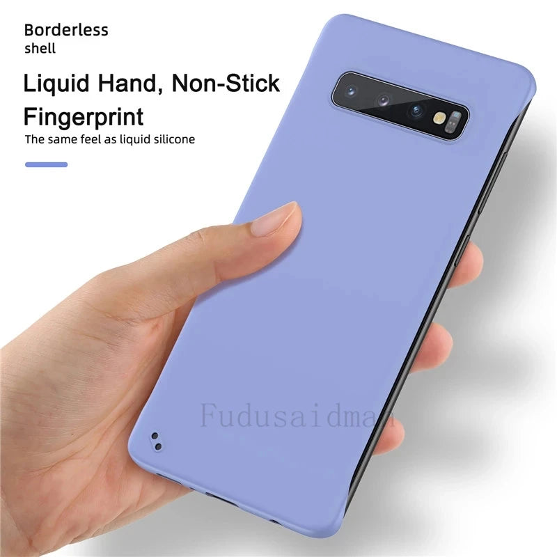 Designer Slim Thin Matte Phone Cover Case For Samsung S24 S23 S22 S21 S20 FE S10 Plus Bumper Note 20 Ultra 10 Plus Classic Cases