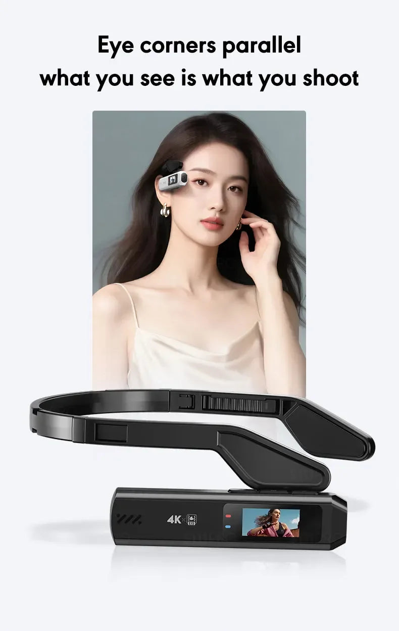 S111PRO 110° Wide Angle Head Camera 21g Ultra-Light Wearable Camcorder for Vlog Outdoor Sports