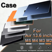 Matte Laptop Case For MacBook Air 13.6 inch Case M5 M4 M3 M2 2026-2022 Release Model A3240 A3113 A2681,For MacBook Accessories