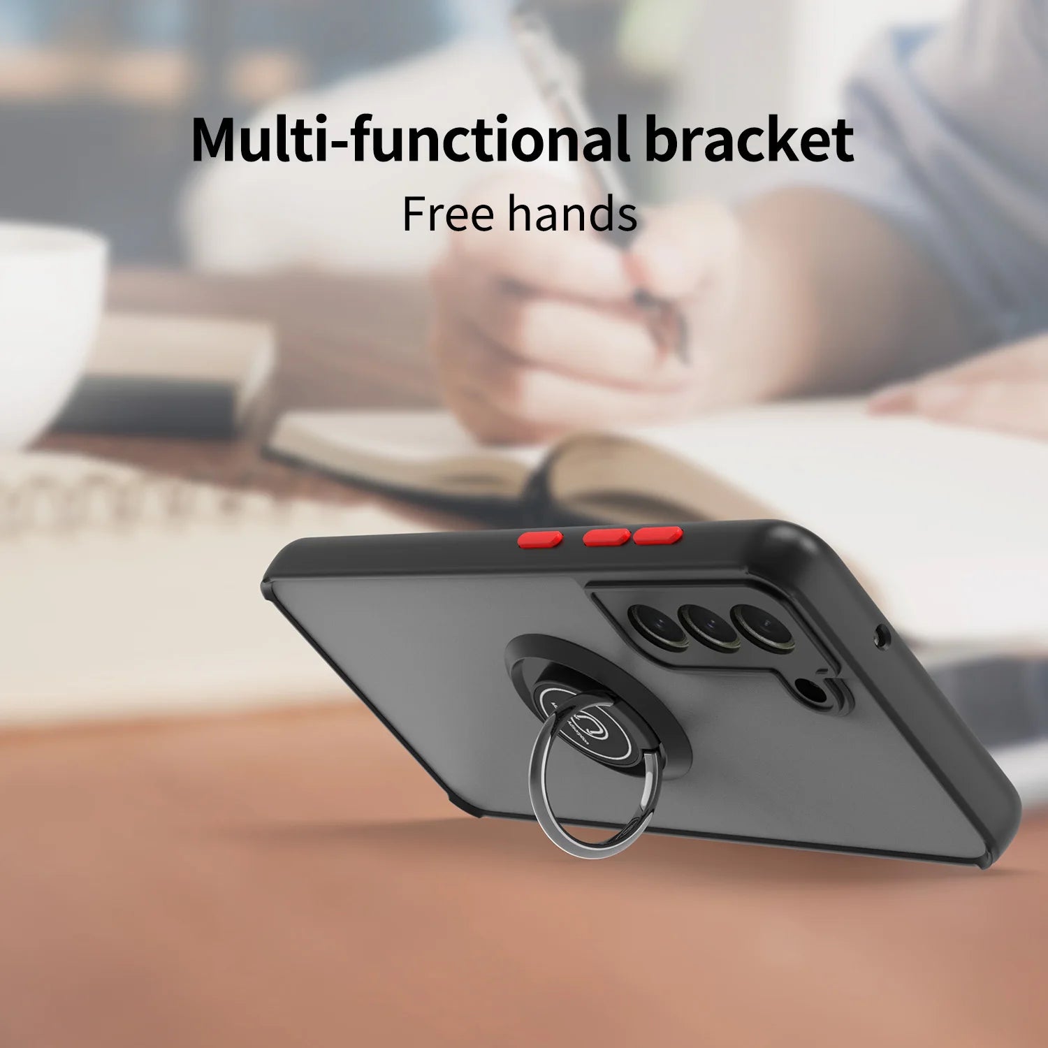 Shockproof Magnetic Cover Funda For Samsung Galaxy S25 S24 S23 S22 S21 S20 FE S10 S9 S8 Note10 20 Ultra Ring Holder Case Stand
