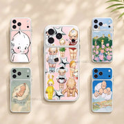 K-Kewpie Cute Angel Protective Sticker for iPhone 17Pro 17ProMax Full Body Back Cover Decal Skin