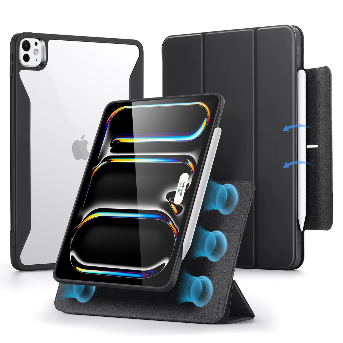 ESR for iPad Pro 13 Inch Case (M5/M4) Rotating Case with Removable Magnetic Cover Shift Series for iPad Pro 13 2024/2025