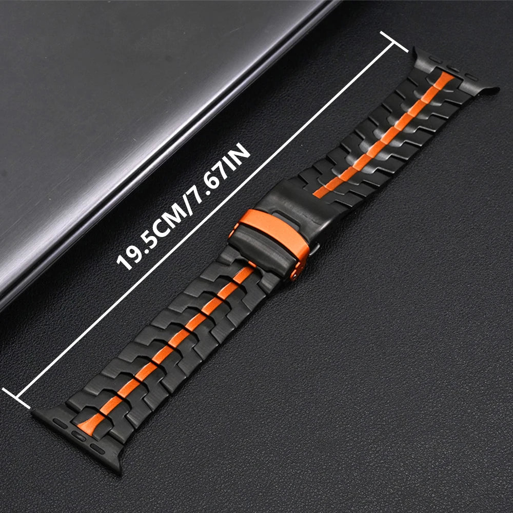 Titanium Band for Apple Watch Ultra 4 3 2 1 49mm Series 12 11 10 46mm Bracelet Metal Strap for Iwatch 9 8 7 6 5 4 SE3 44mm 45mm