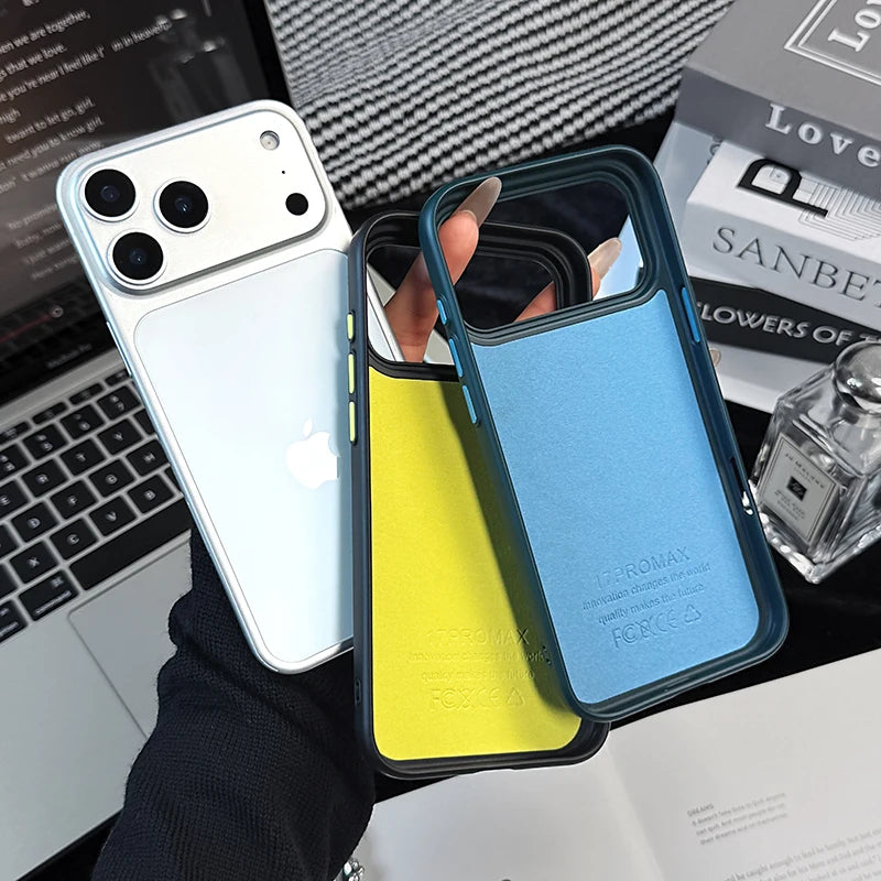 Magnetic Solid Color Protective Case For iPhone 17 16 15 14 13 Pro Max For Magsafe Official Website Camera Button Matte Cover