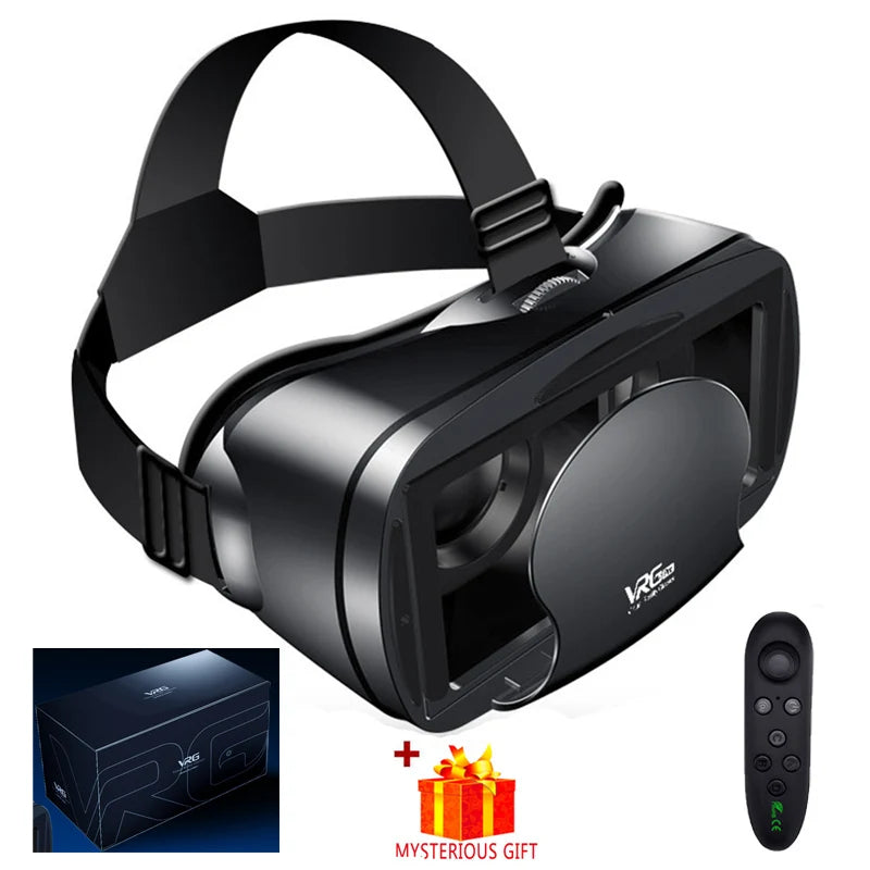 VRG Pro 3D Virtual Reality VR Glasses Devices Headset Viar Goggles Helmet Lenses Smart For Phone Smartphones Viewer Cell Devices