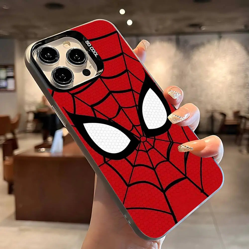 Cool S-Spider-Man Phone Case For IPhone 17 16 15 14 13 12 Mini 11 8 7 Pro Max Plus Colorful Phone Case