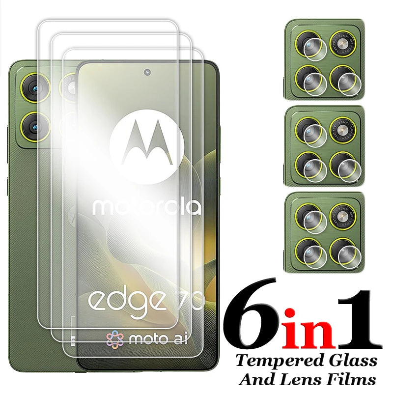 For Motorola Edge 70 Glass Full Glue Clear Screen Protector For Motorola Edge 70 Tempered Glass For Motorola Edge 70 Lens Film
