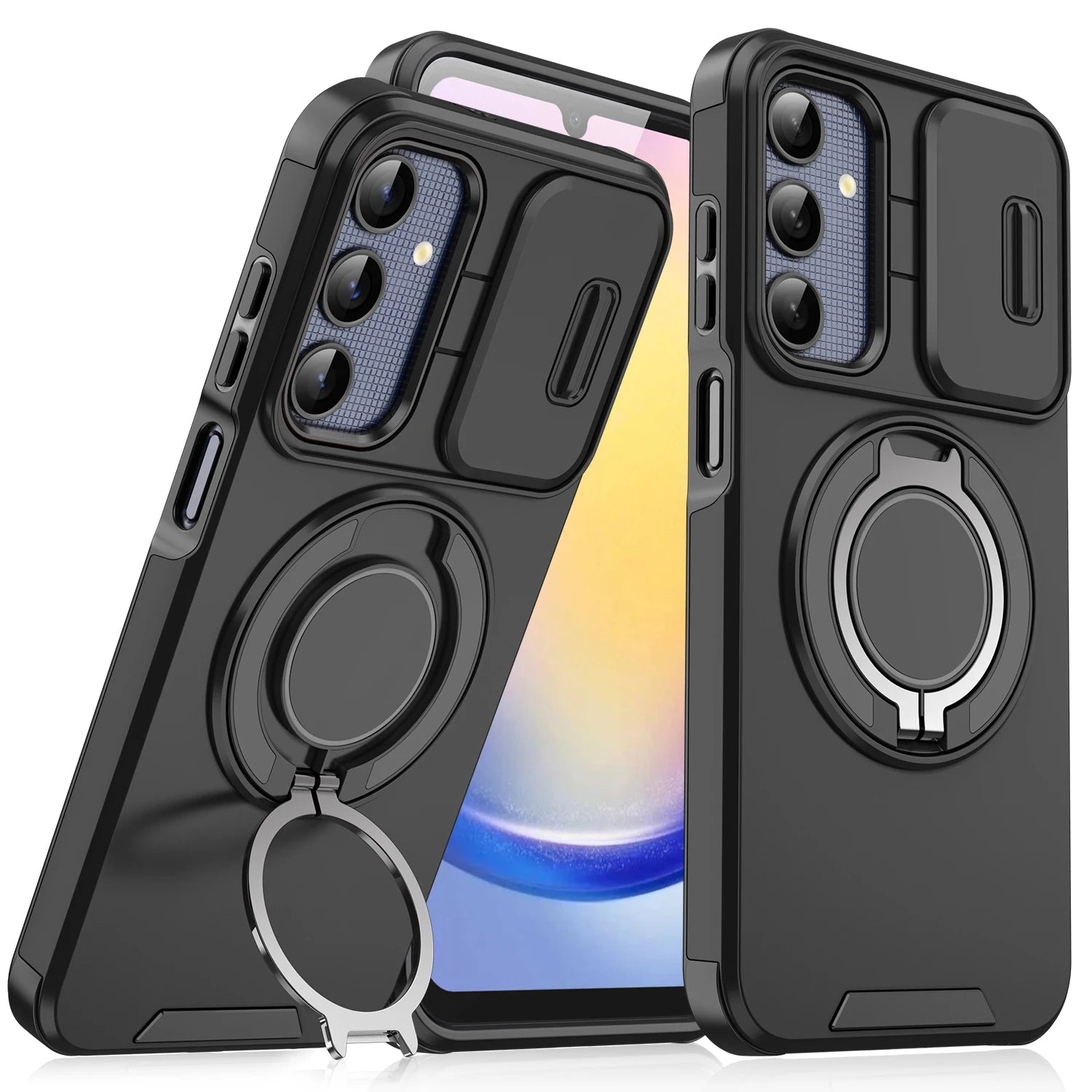 Ring Case for Samsung Galaxy A57 5G A37 A17 A56 A36 A16 A55 A35 A15 S26 Ultra S24 Plus S23 S25 FE S22 S21 Armor Shockproof