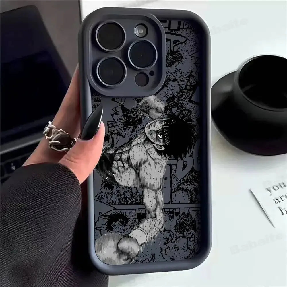 Hajime no Ippo Anime Phone Case for iPhone 17e 17 16e 16 15 14 13 12 11 Air Pro Max Mini XR XS X 7 8 6 6s Plus Soft TPU Back