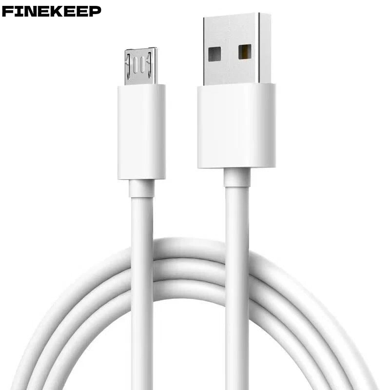 FINEKEEP 1M/2M/3M Thickened Micro USB A Cable Fast Charging & Data Sync Cord for Android Phones Security Cameras Tablets