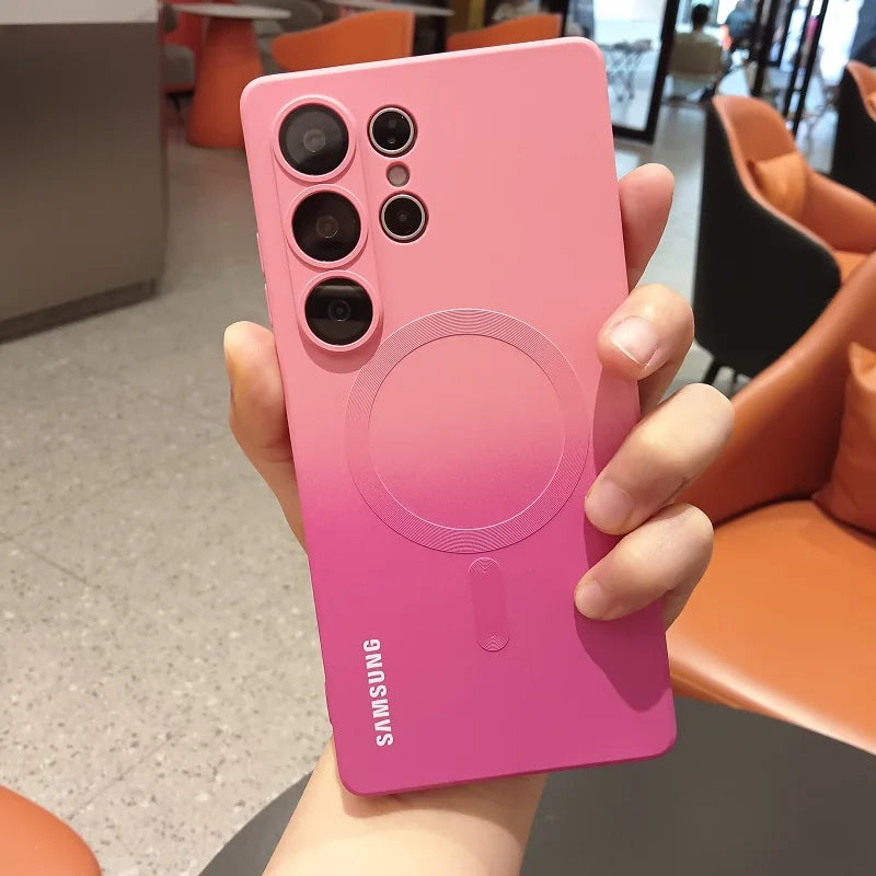 Comes With Lens Film Gradient Color Case For Samsung Galaxy S26 S25 FE S24 S23 S22 S21 S20 Ultra Plus S20 FE Soft Silicone Cover