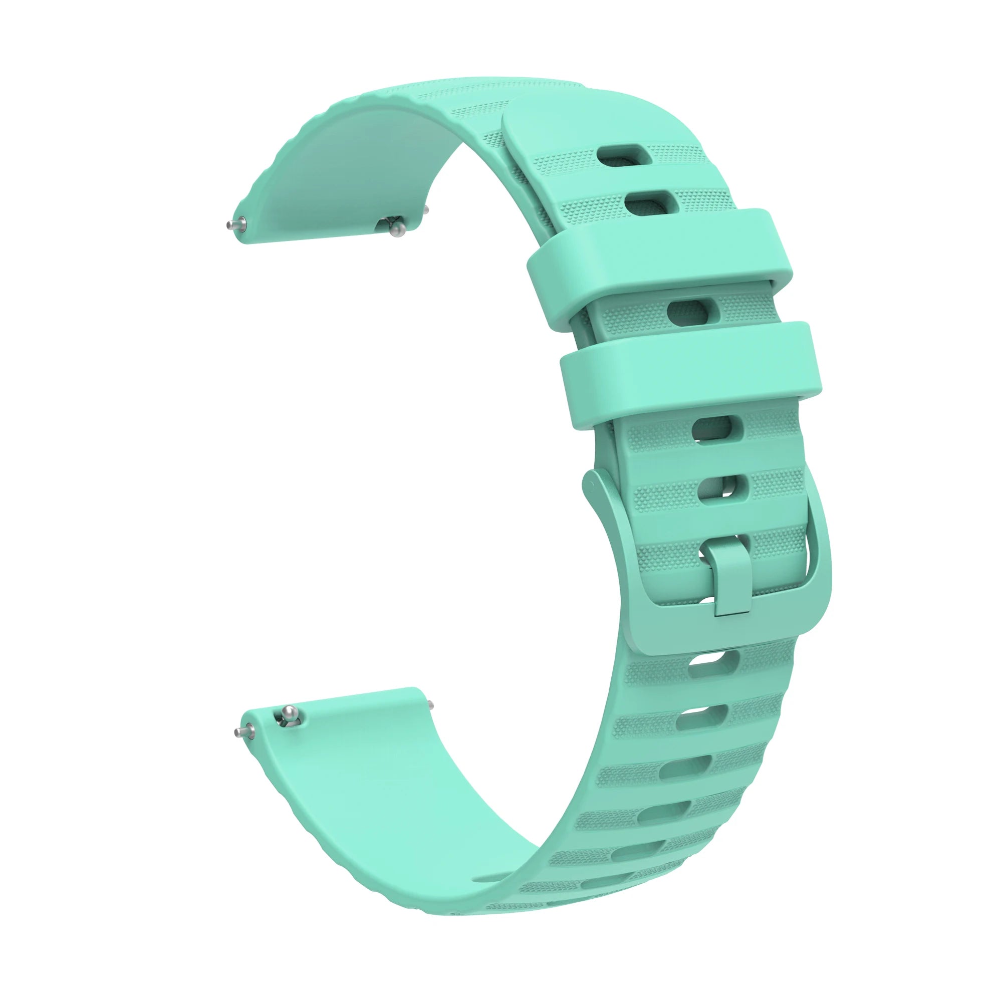 Premium Silicone Watchband WatchStrap Silicone Bracelet Quick Release Rubber Strap WristBand 18mm 20mm 22mm Width Replacement