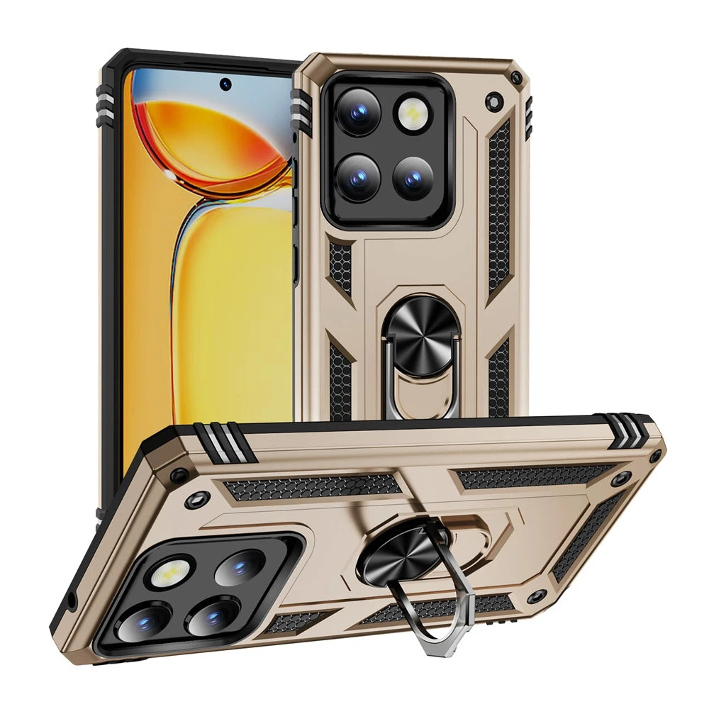 Armor Phone Case For Moto G Stylus Power Play GStylus GPower GPlay 4G 5G 2021 2022 2023 2024 2025 360°  Metal Ring Holder Cover