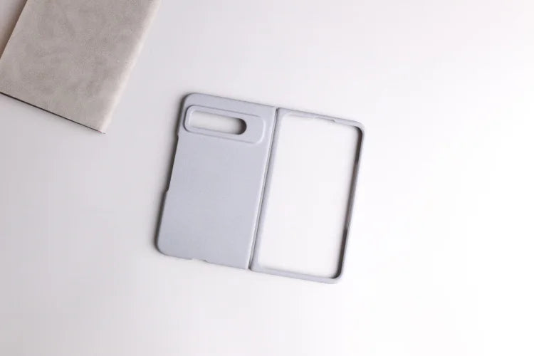 Sandstone Matte Hard PC Flip Phone Case For Google Pixel Fold Ultra Thin Anti-fall Non-slip Full Protect Bumper For Pixel Fold