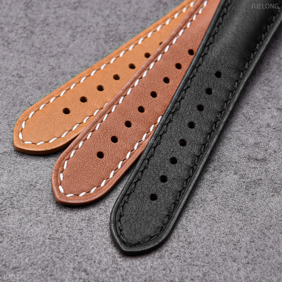 Retro Leather Watch Strap 20mm 22mm Quick Release Smooth Leather Watchband Men Women Watch Band Accessories