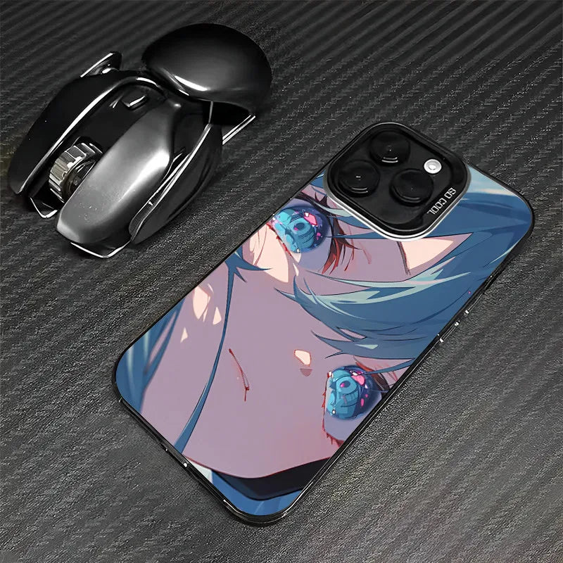 Kawaii Hatsune Miku Frosted Case for Samsung Galaxy S25 S24 S23 S22 Ultra S21 Plus S20 FE A73 A72 A71 A56 A55 A54 A53 Hard Cover