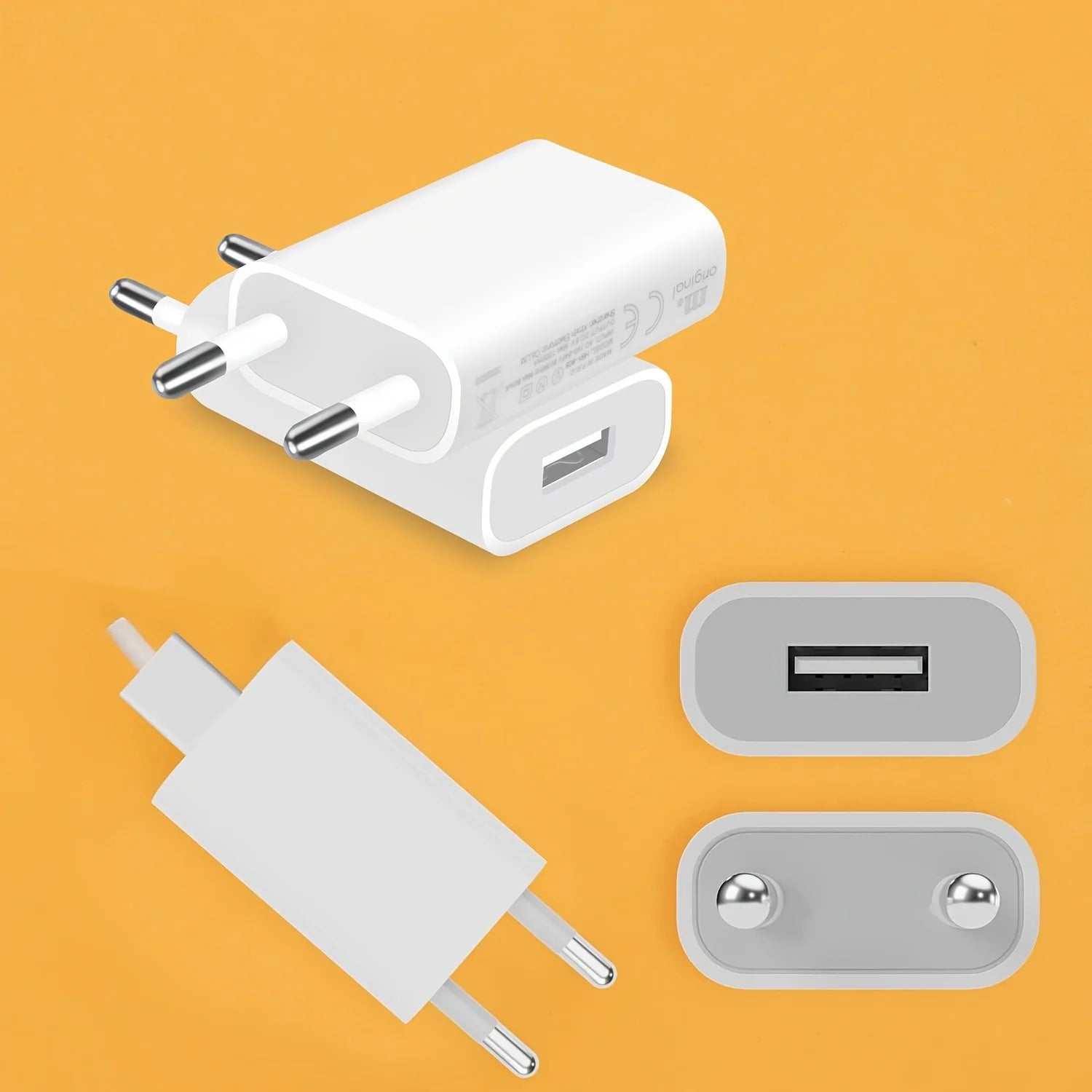 Universal 5V 1A USB Wall Travel Charger Head Power Adapter Portable EU Plug Charging For Mobile Phone MP3 7 8 Xs