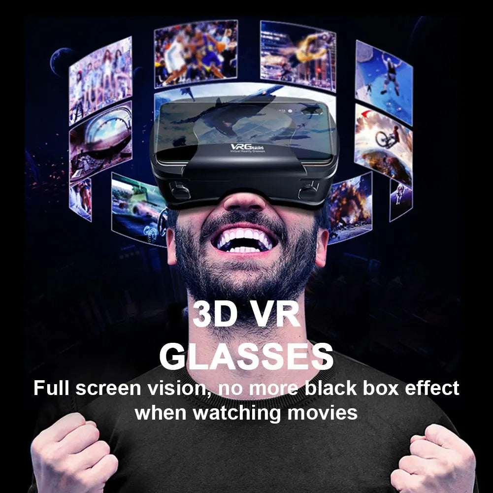 VRG Pro 3D Virtual Reality VR Glasses Devices Headset Viar Goggles Helmet Lenses Smart For Phone Smartphones Viewer Cell Devices
