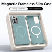 For Magsafe Frameless Magnetic Wireless Charging Phone Case For Samsung Galaxy Note 20 Ultra Note20Ultra Slim Hard Back Cover