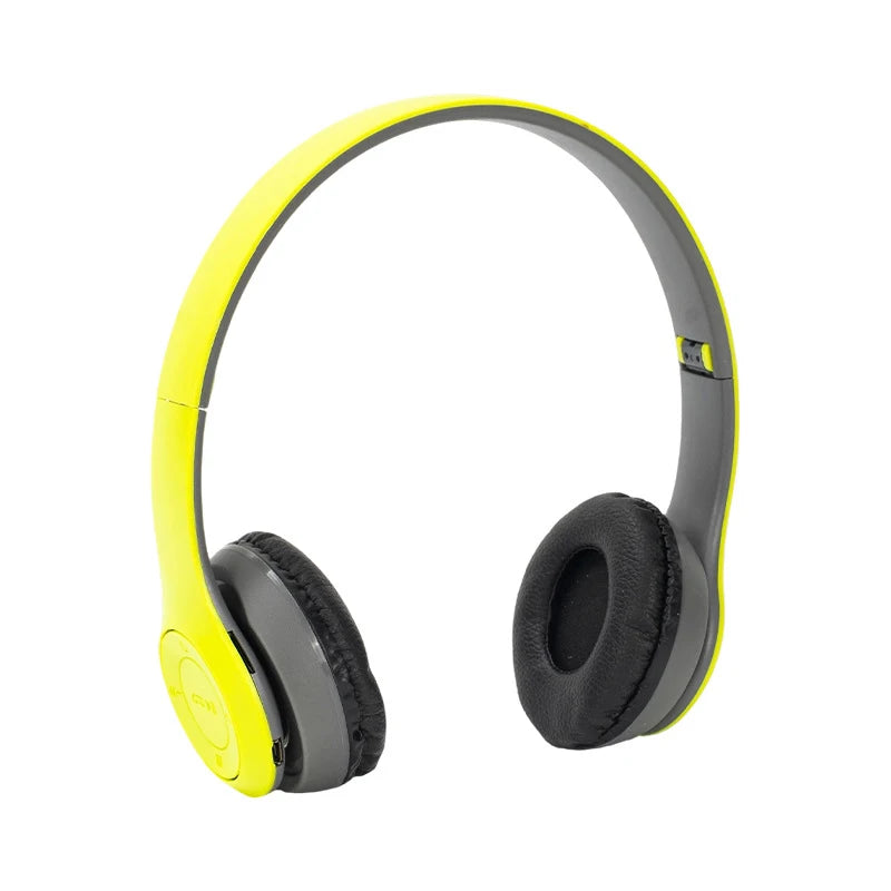 Bluetooth Headset Wireless Earphones Over Ear HiFi Stereo Headphones Noise Reduction Sports Gaming With Mic For iPhone Xiaomi PC