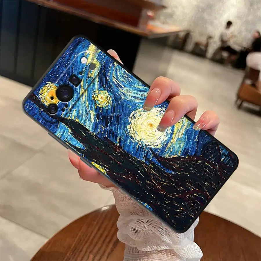 Funda Phone Cover Case for Google Pixel 7a 9a 8a 10 9 Pro XL 6 7 8 Pro 6a Van Gogh's Starry Sky