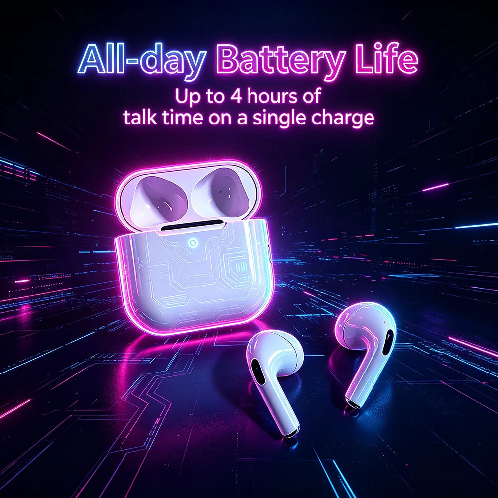 Wireless Earphone TWS Bluetooth 5.3 Earbuds Sport Headset Touch Control Headphones For Music Game