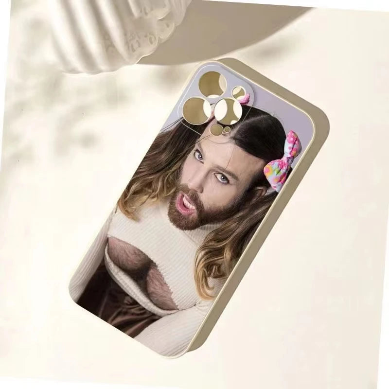 Bearded Man Loli Outfit  Phone Case for Samsung Galaxy S21 S22 S23 S24 S25 S26 Ultra Plus FE Note 20 A73 A55 A35 A25 A15 Cover